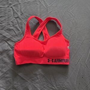Under Armour Neon Pink Sports Bra